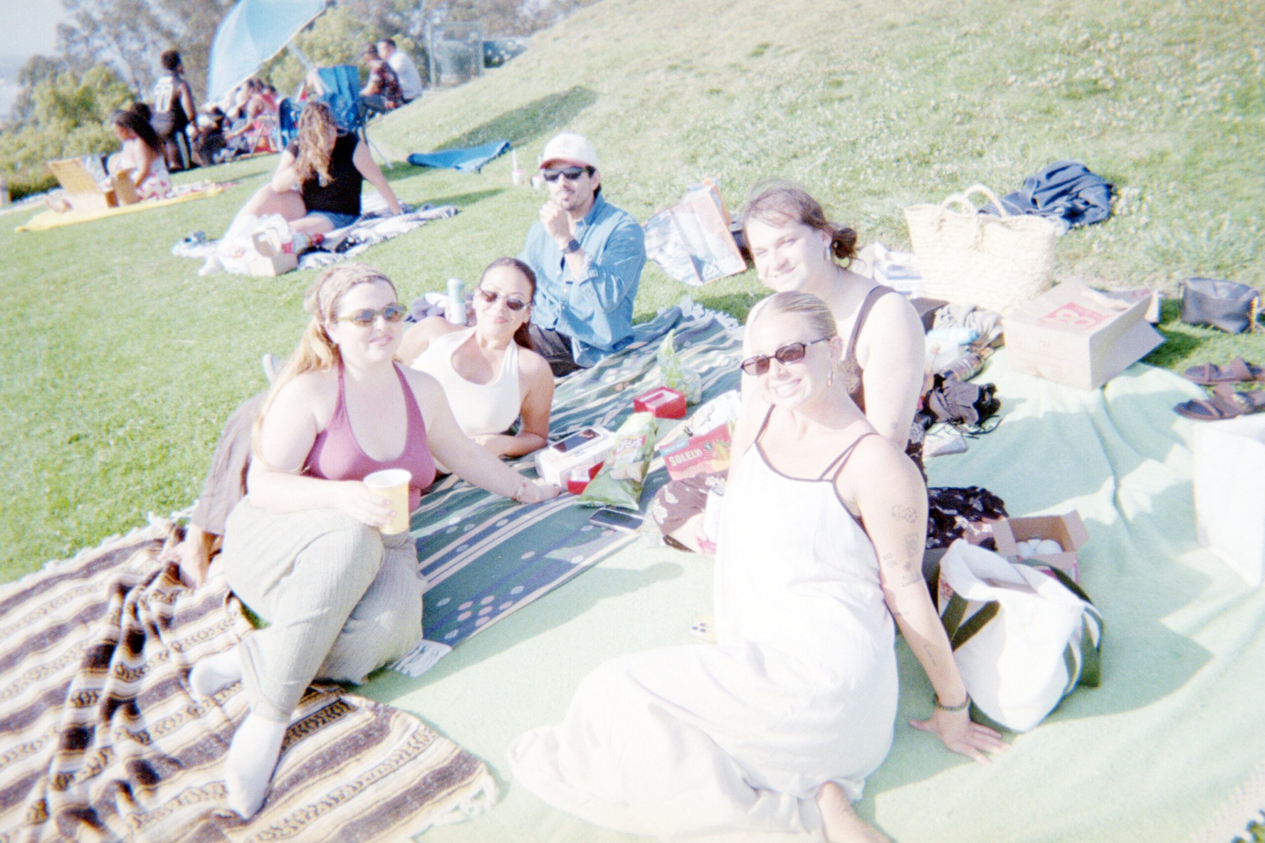 Sunset Sessions on film, a picnic on the hill