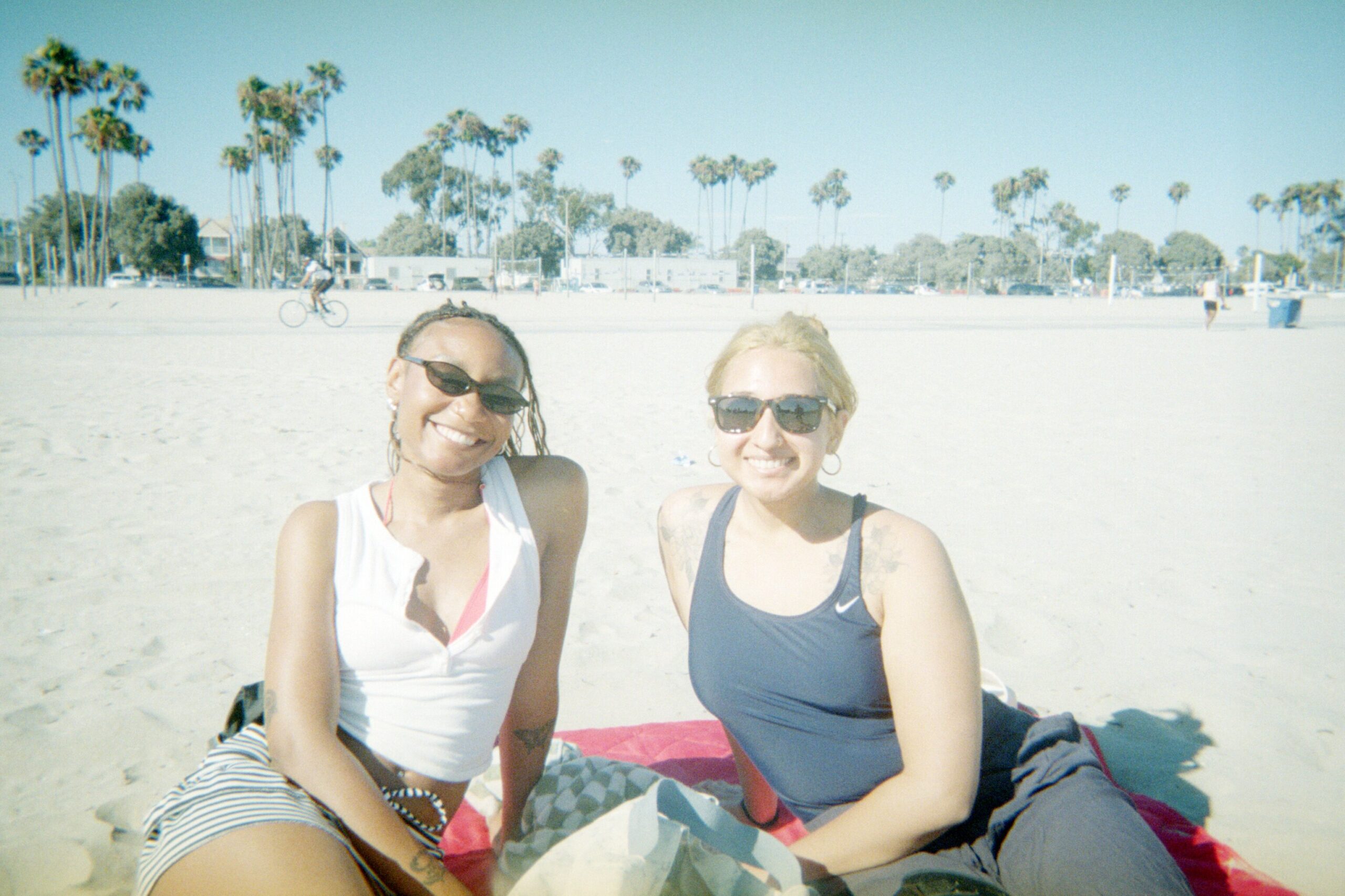 Sunset Sessions on film, friends on the beach