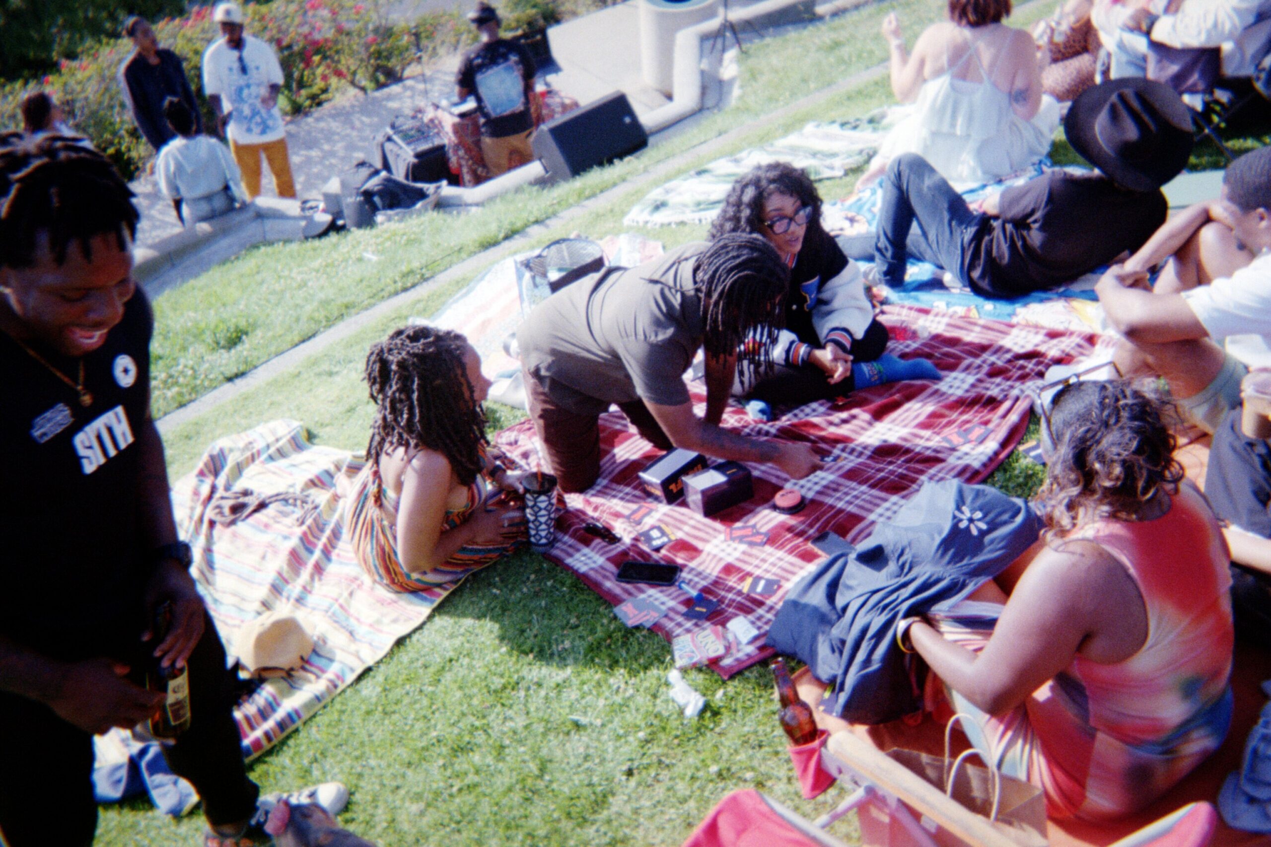 Sunset Sessions on film, the crowd on the grass